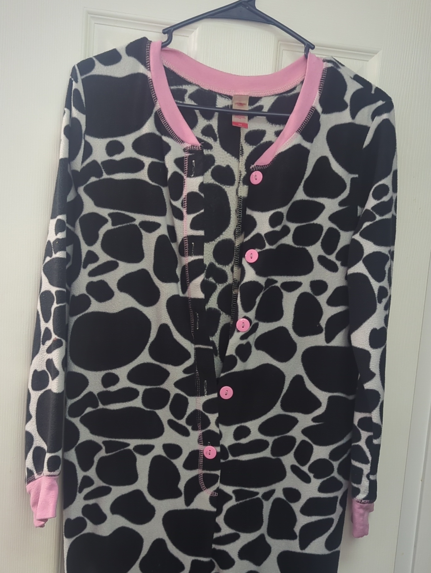 Footsie Pj's Cow Print